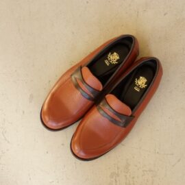 ご注文一足　ウォームカラーVチップローファー　ttsc-027